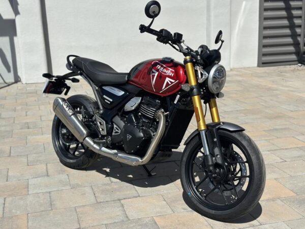 2024 Triumph Speed 400 Carnival Red / Phantom Black