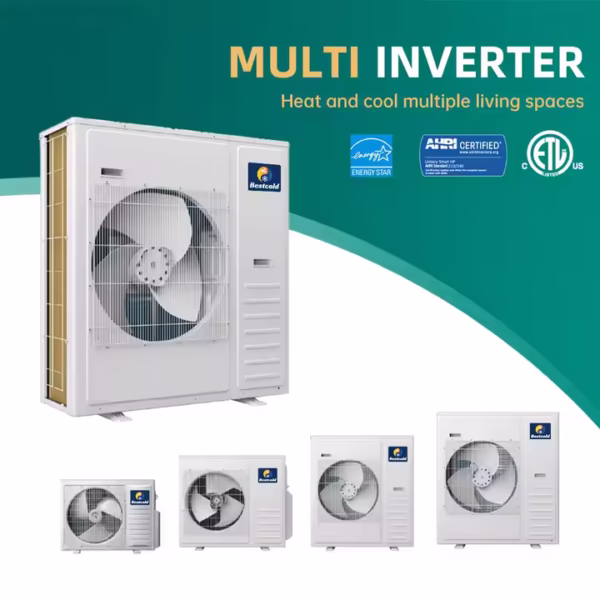 12000btu Seer22 Usa Inverter 208-230v 50Hz/60Hz Mini Ac Wall Split Air Conditioners Heat Pump Multi Zone Split Air Conditioner - Image 2