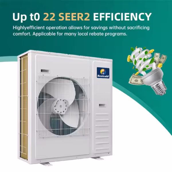 12000btu Seer22 Usa Inverter 208-230v 50Hz/60Hz Mini Ac Wall Split Air Conditioners Heat Pump Multi Zone Split Air Conditioner - Image 3